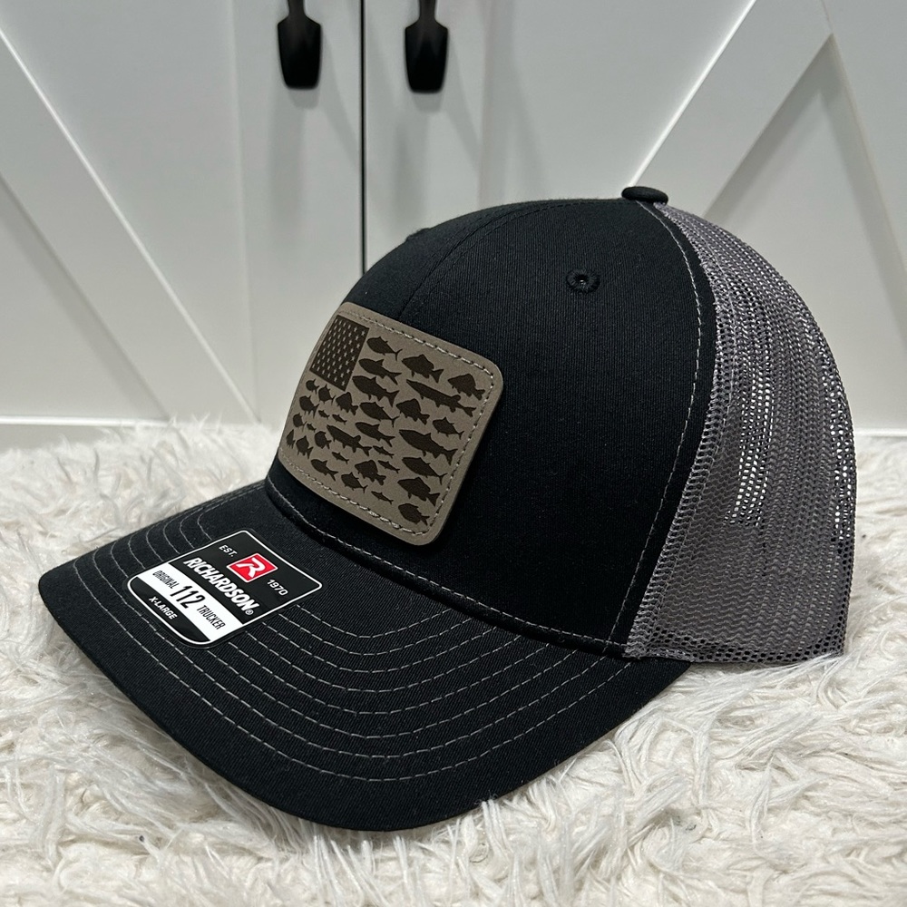 Fish Flag, trucker SnapBack Richardson 112 Hat.